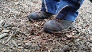 Wanderschuhe im Einsatz