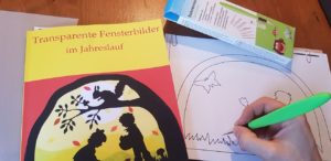 Transparente Fensterbilder selbst machen